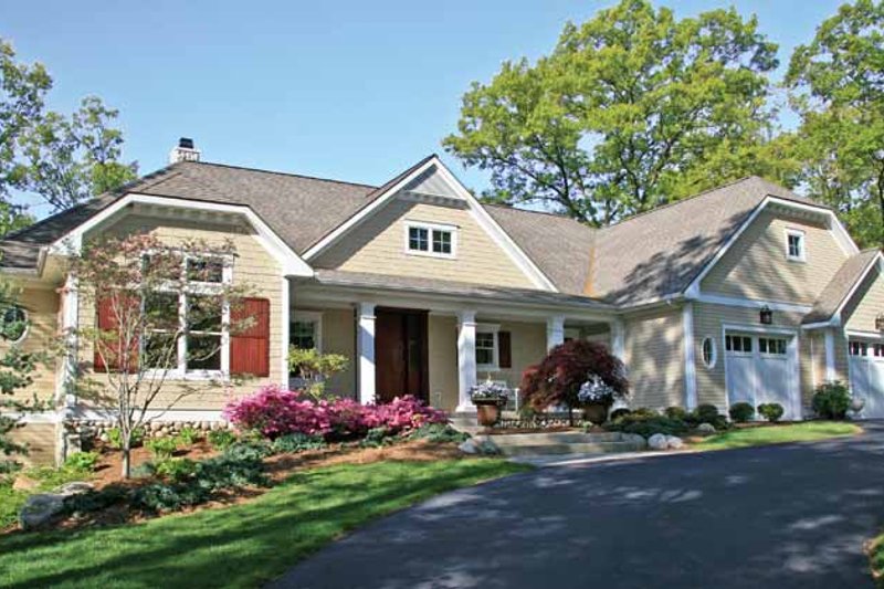 Architectural House Design - Craftsman Exterior - Front Elevation Plan #928-223