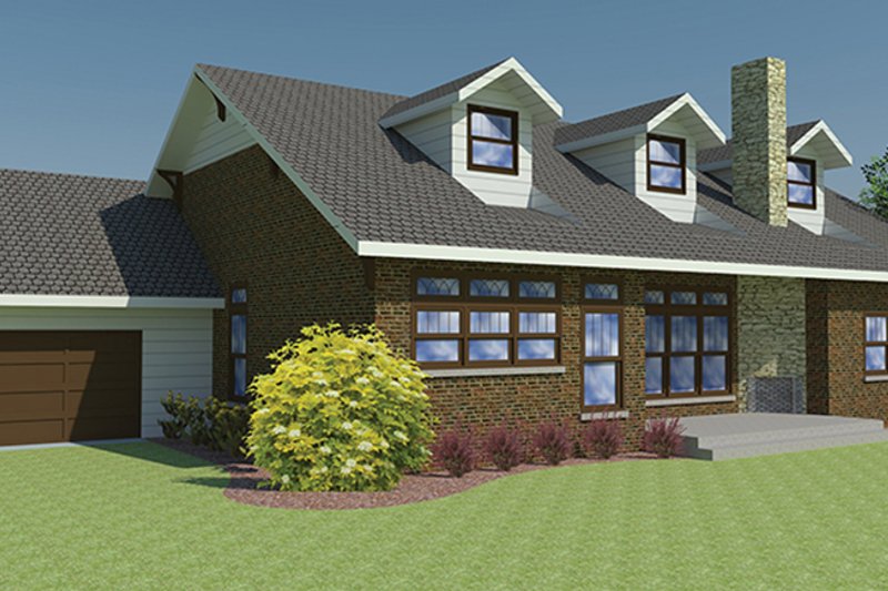 Home Plan - Exterior - Rear Elevation 1 for Craftsman House Plan #1063-1 - 4 bed, 3.5 bath