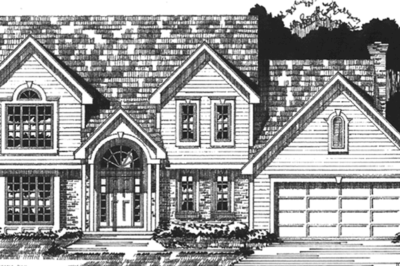 Dream House Plan - Colonial Exterior - Front Elevation Plan #1001-101