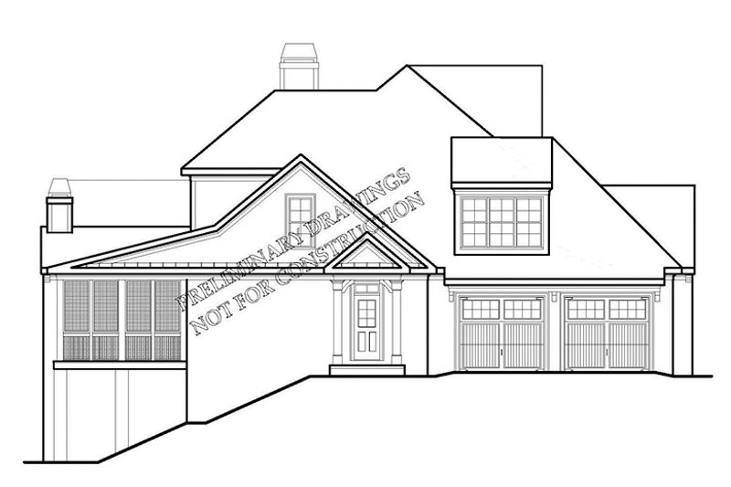 Architectural House Design - Exterior - Other Elevation 1 for European House Plan #927-426 - 4 bed, 4 bath