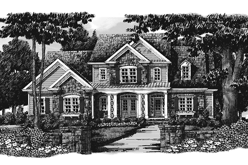 Dream House Plan - Exterior - Front Elevation 3 for Country House Plan #927-278 - 4 bed, 3.5 bath