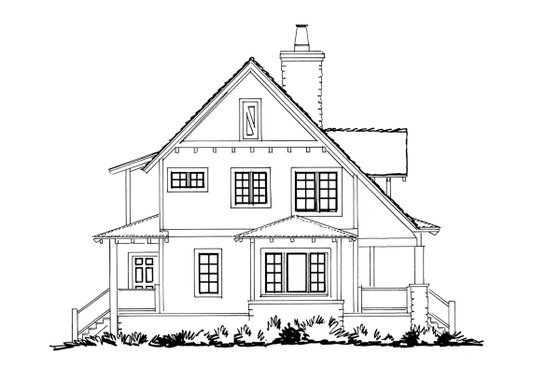 Exterior - Other Elevation 1 for Cabin House Plan #942-33 - 3 bed, 2 bath