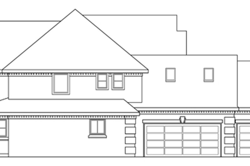 Home Plan - Exterior - Other Elevation for European House Plan #124-339 - 3 bed, 3.5 bath