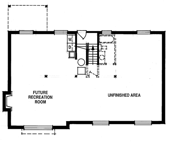 House Plan Design - Country Floor Plan - Upper Floor Plan #47-795