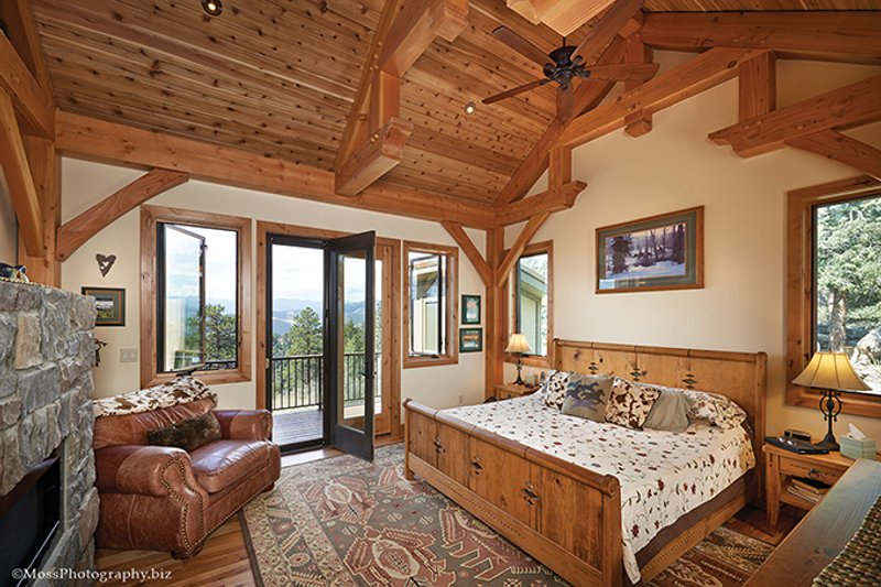 Architectural House Design - Interior - Master Bedroom for Craftsman House Plan #942-30 - 4 bed, 4.5 bath
