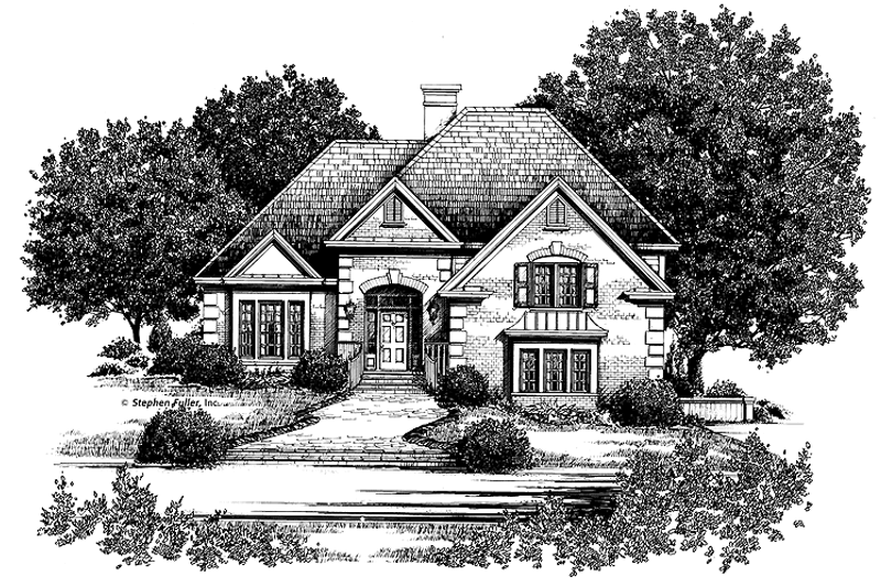 House Design - European Exterior - Front Elevation Plan #429-132