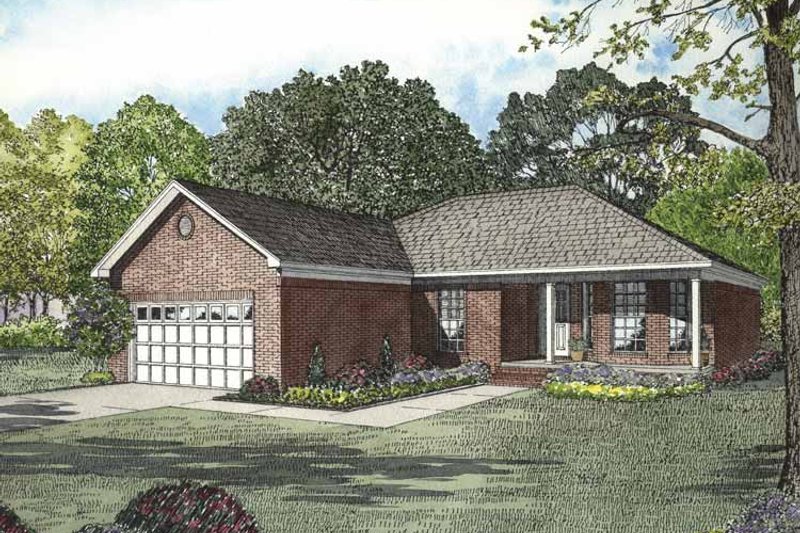 Home Plan - Ranch Exterior - Front Elevation Plan #17-2846