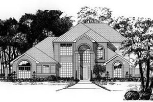 Traditional Exterior - Front Elevation Plan #62-116