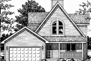 Home Plan - Country Exterior - Front Elevation Plan #981-29
