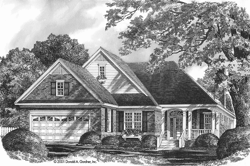 Home Plan - Colonial Exterior - Front Elevation Plan #929-614