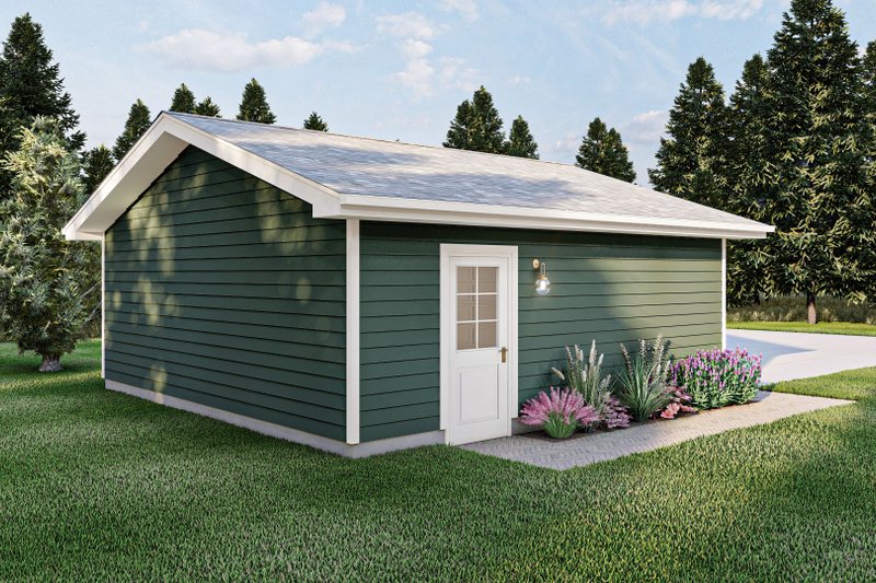 House Plan Design - Exterior - Rear Elevation for Traditional House Plan #455-538, 0 bath