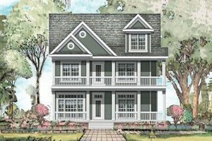 Traditional Exterior - Front Elevation Plan #424-217