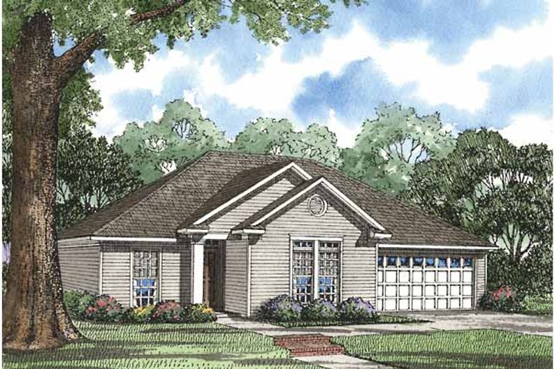Home Plan - Ranch Exterior - Front Elevation Plan #17-3008