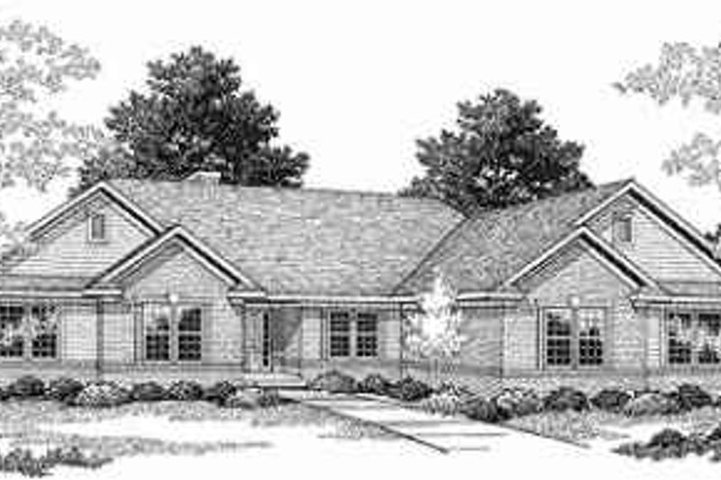 Dream House Plan - Traditional Exterior - Front Elevation Plan #70-364