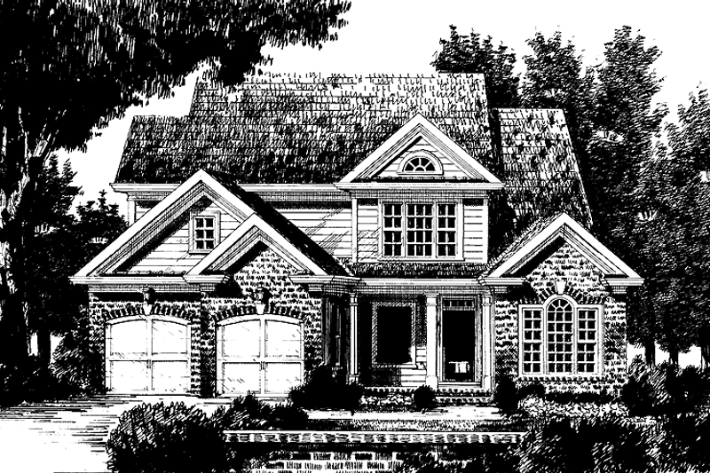 Home Plan - Exterior - Front Elevation 4 for Country House Plan #927-696 - 4 bed, 3 bath