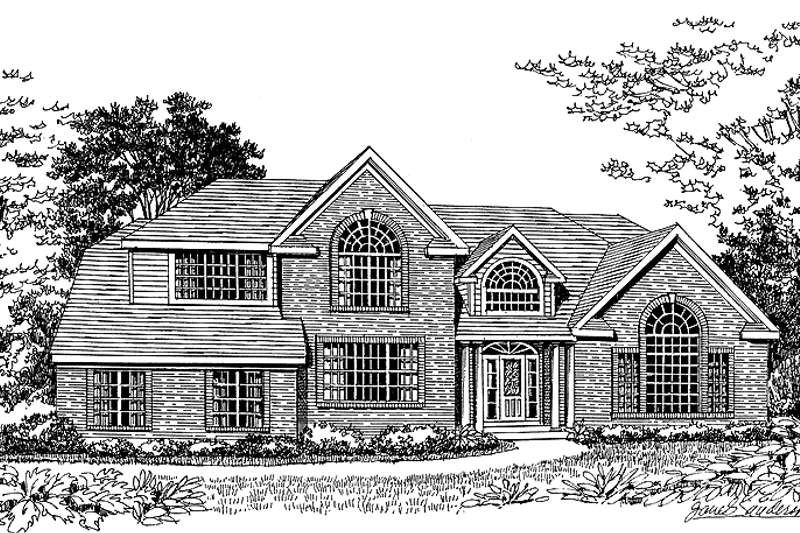 Dream House Plan - Traditional Exterior - Front Elevation Plan #314-190