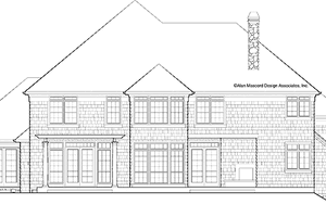 Exterior - Rear Elevation for Craftsman House Plan #48-854 - 4 bed, 3 bath
