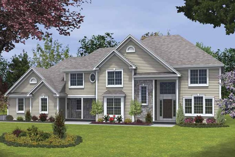 Home Plan - Traditional Exterior - Front Elevation Plan #328-461