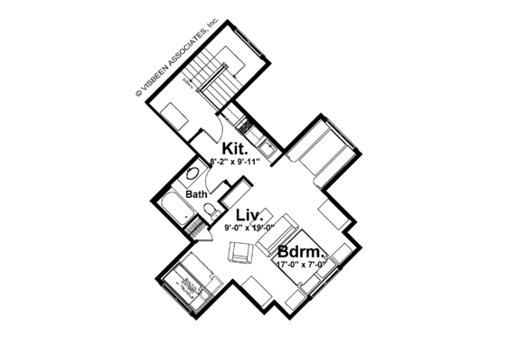 Floor Plan - Other Floor for Craftsman House Plan #928-175 - 4 bed, 3.5 bath