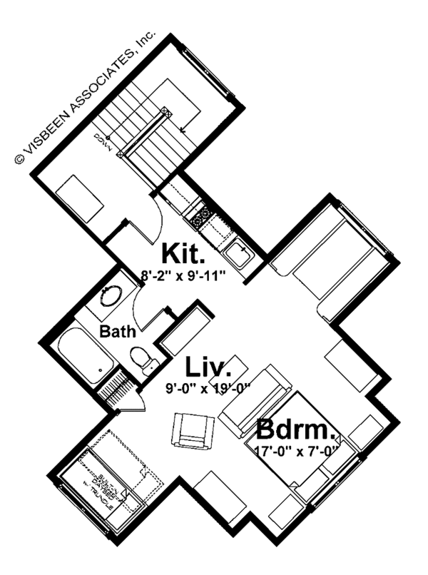 Craftsman Floor Plan - Other Floor Plan #928-175