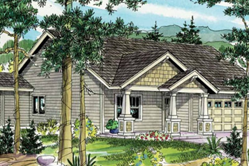 Home Plan - Craftsman Exterior - Front Elevation Plan #124-781