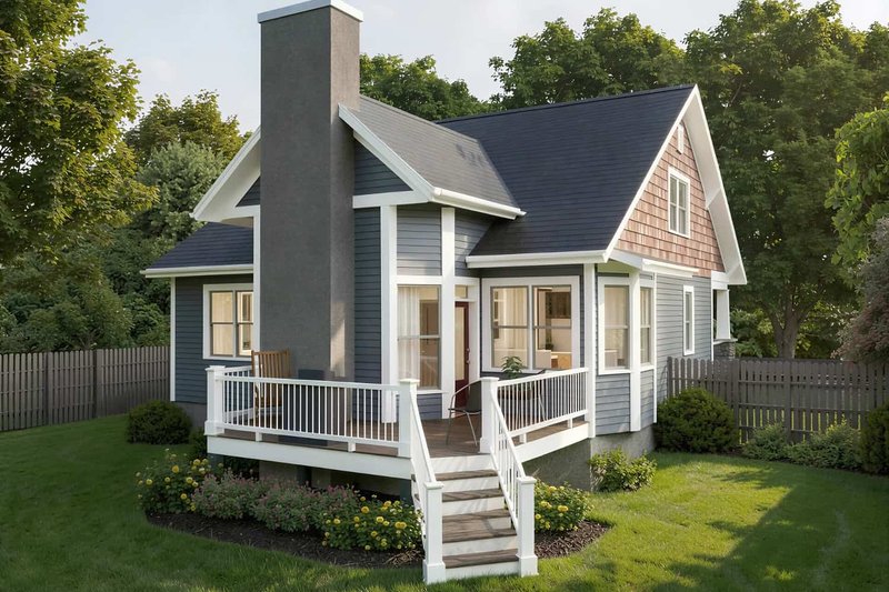 House Blueprint - Exterior - Other Elevation for Craftsman House Plan #79-264 - 3 bed, 2.5 bath