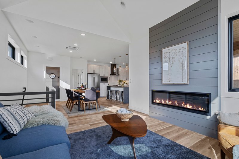House Plan Design - Interior - Family Room 2 for Contemporary House Plan #1070-228 - 2 bed, 2.5 bath