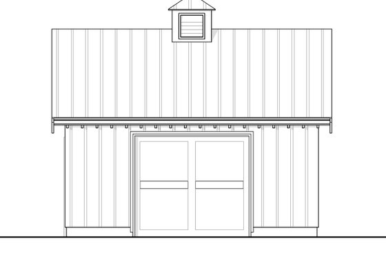 Exterior - Front Elevation 4 for Farmhouse House Plan #1114-43, 0 bath