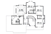 Modern Style House Plan - 4 Beds 3 Baths 2582 Sq/Ft Plan #67-731 