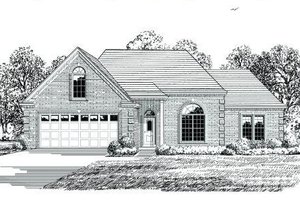 Traditional Exterior - Front Elevation Plan #424-91