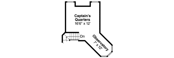 Contemporary Floor Plan - Upper Floor Plan #124-323