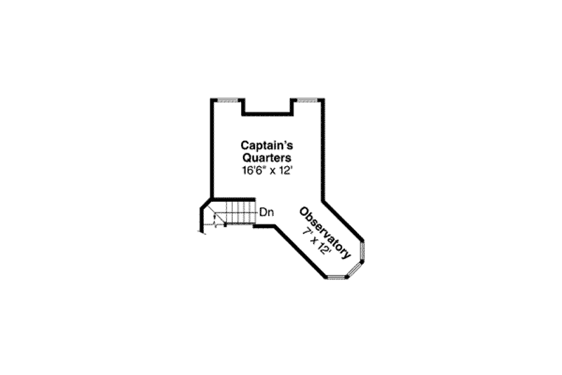 Home Plan - Floor Plan - Upper Floor for Contemporary House Plan #124-323 - 2 bed, 2 bath