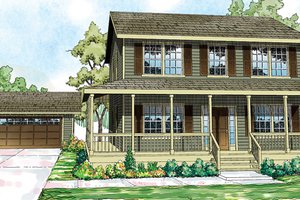 Traditional Exterior - Front Elevation Plan #124-852