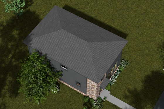 Exterior - Other Elevation 2 for Modern House Plan #513-2355 - 3 bed, 2.5 bath