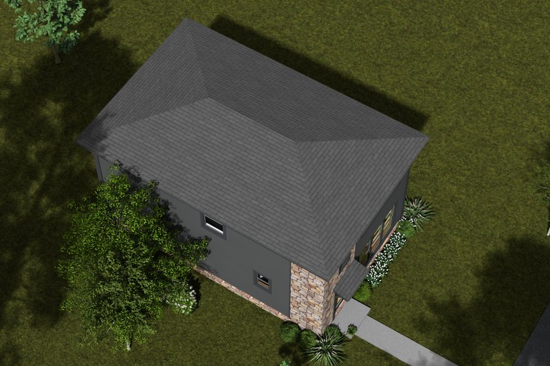 House Plan Design - Exterior - Other Elevation 2 for Modern House Plan #513-2355 - 3 bed, 2.5 bath