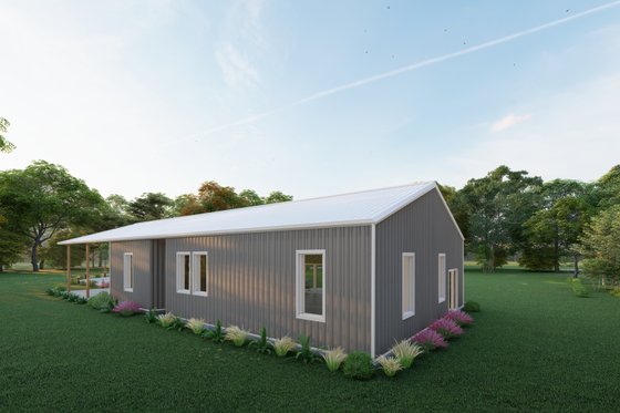 Exterior - Other Elevation 5 for Barndominium House Plan #1107-41 - 2 bed, 2 bath