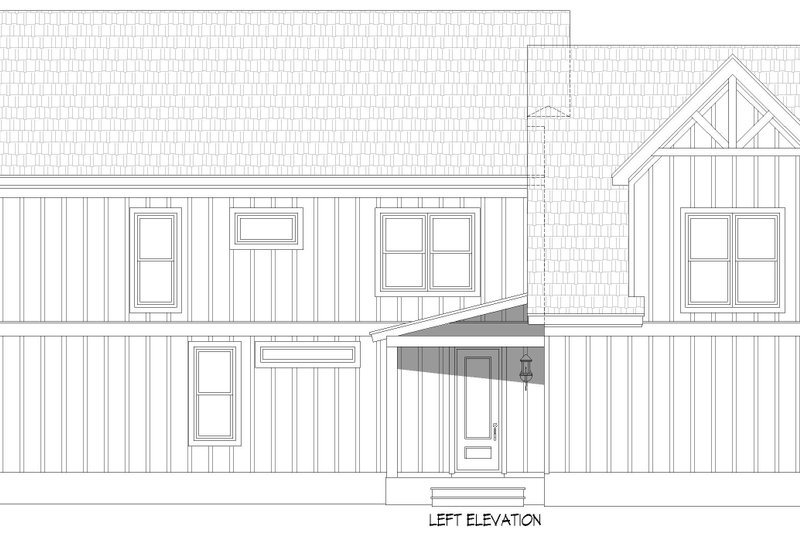 House Blueprint - Exterior - Other Elevation for Southern House Plan #932-1283 - 4 bed, 3.5 bath