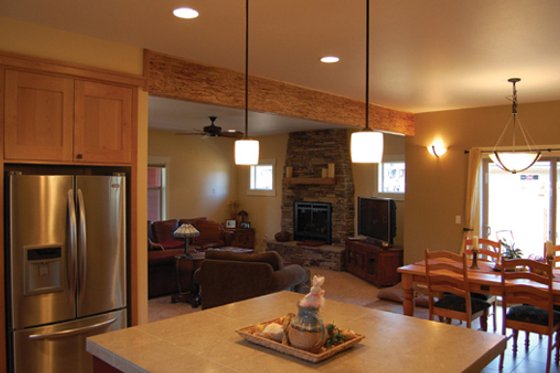 Photo 4 for Prairie House Plan #434-11 - 3 bed, 2.5 bath