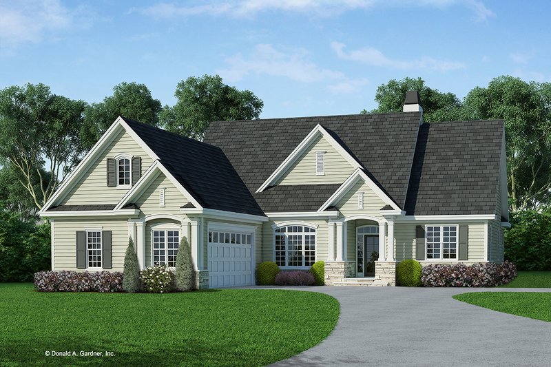 Dream House Plan - Exterior - Front Elevation 3 for Country House Plan #929-710 - 3 bed, 2 bath
