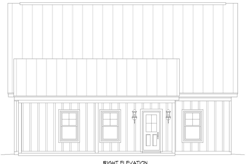 Dream House Plan - Exterior - Other Elevation 1 for Southern House Plan #932-831 - 1 bed, 0 bath