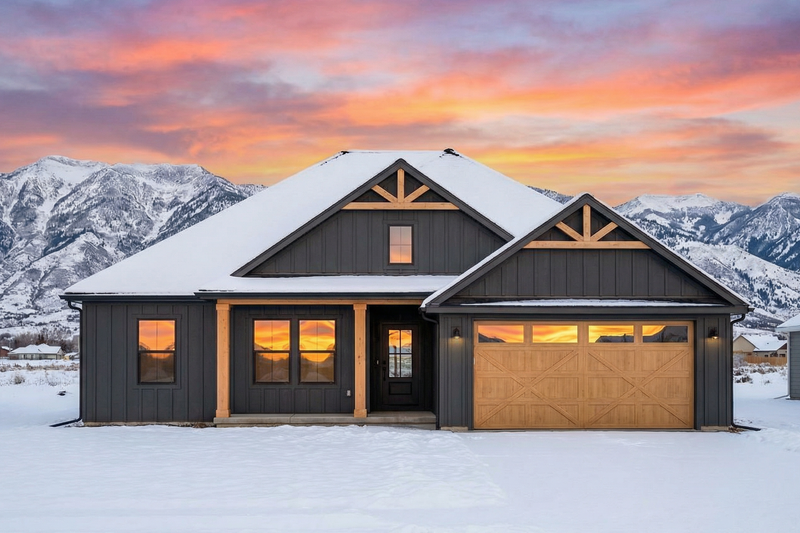 Home Plan - Exterior - Front Elevation 3 for Craftsman House Plan #1096-117 - 3 bed, 2 bath