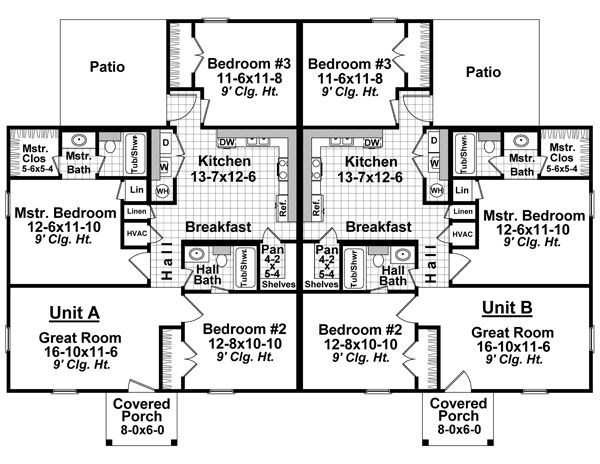 Home Plan - Traditional Floor Plan - Main Floor Plan #21-326