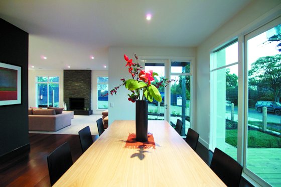 Interior - Dining Room for Modern House Plan #496-2 - 4 bed, 2.5 bath
