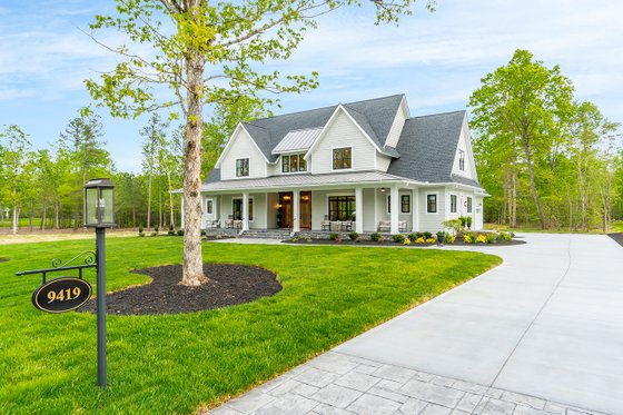 Exterior - Front Elevation 7 for Farmhouse House Plan #51-1160 - 4 bed, 4 bath