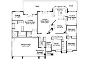 Mediterranean Style House Plan - 3 Beds 2 Baths 2810 Sq/Ft Plan #124-727 