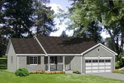 Ranch Style House Plan - 4 Beds 2 Baths 1405 Sq/Ft Plan #116-235 