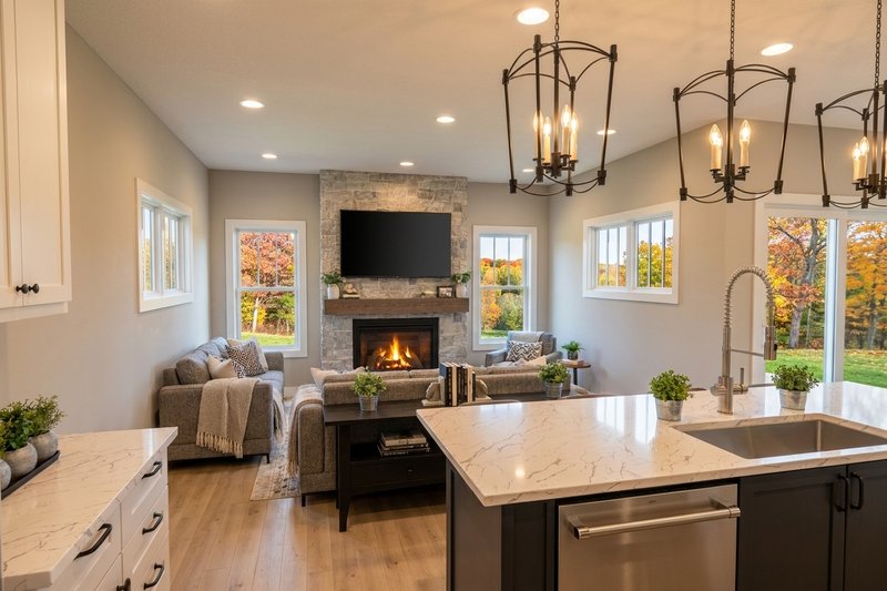Home Plan - Interior - Kitchen 2 for Craftsman House Plan #51-1545 - 3 bed, 2.5 bath