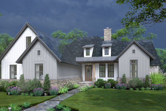 Exterior - Other Elevation 3 for Cottage House Plan #120-280 - 4 bed, 2.5 bath