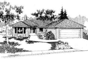 Traditional Exterior - Front Elevation Plan #303-298