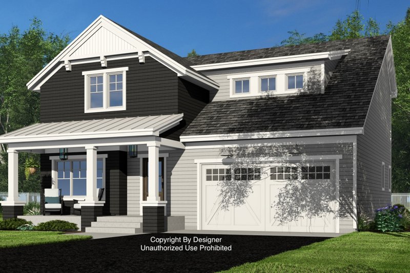 Home Plan - Exterior - Front Elevation 5 for Craftsman House Plan #51-1368 - 4 bed, 3.5 bath